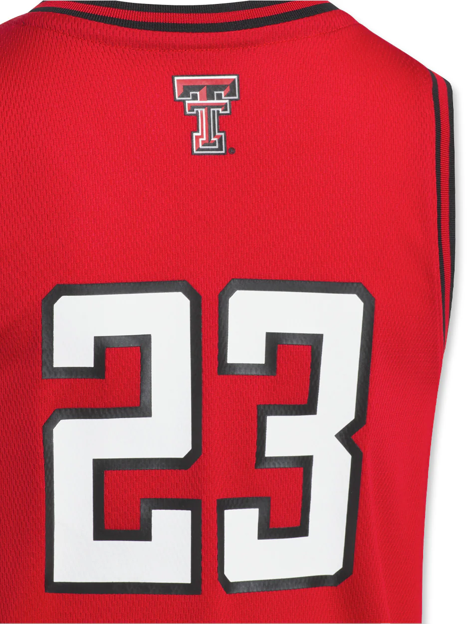 Adidas Texas Tech YOUTH Swingman #23 Basketball Jersey - Image 3
