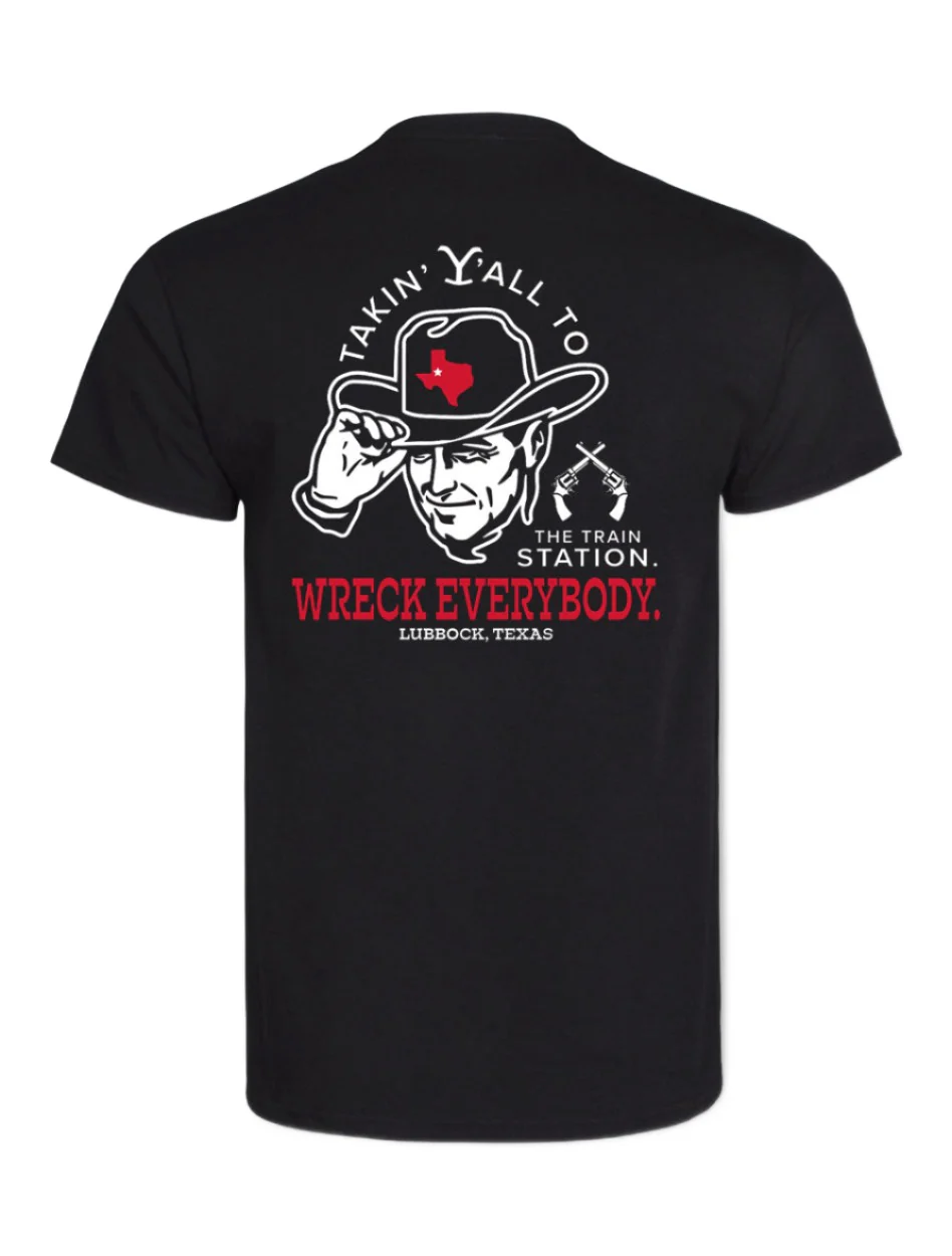 "All Aboard" Black T-Shirt