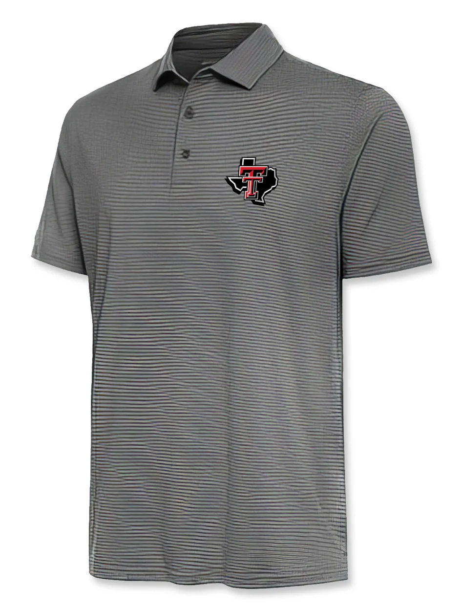 Antigua Texas Tech "Scheme" Pride Heathered Polo