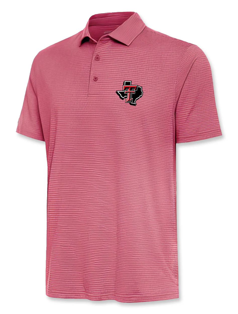 Antigua Texas Tech "Scheme" Pride Heathered Polo - Image 2