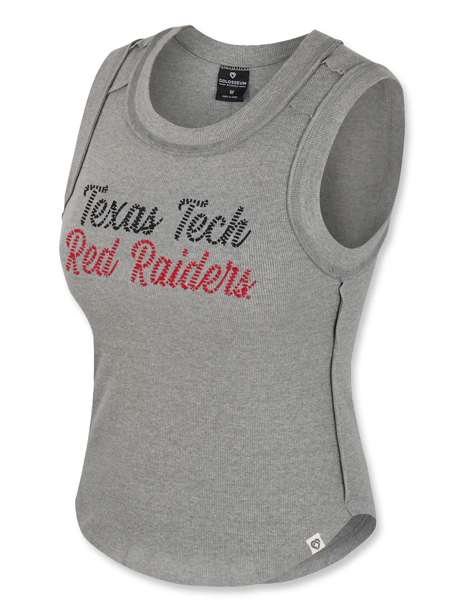 Arena Texas Tech "Beach You" Women's Ribbed Tank Top