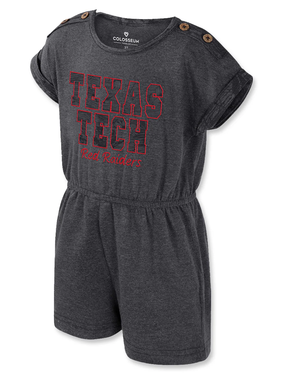 **Arena Texas Tech "Cinder" Toddler Romper