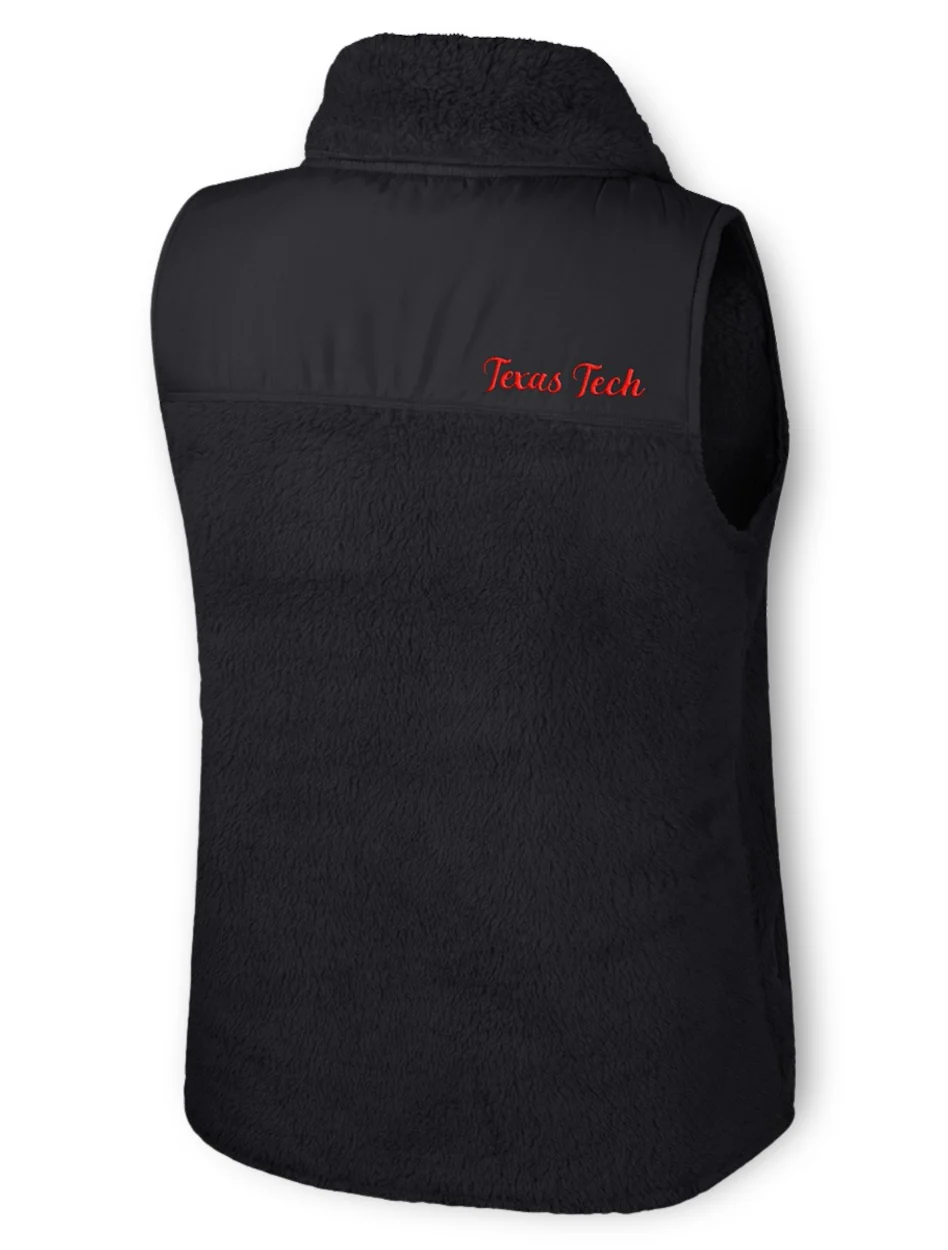 Arena Texas Tech "Ellen II" WOMEN'S Full Zip Sherpa Vest - Image 2