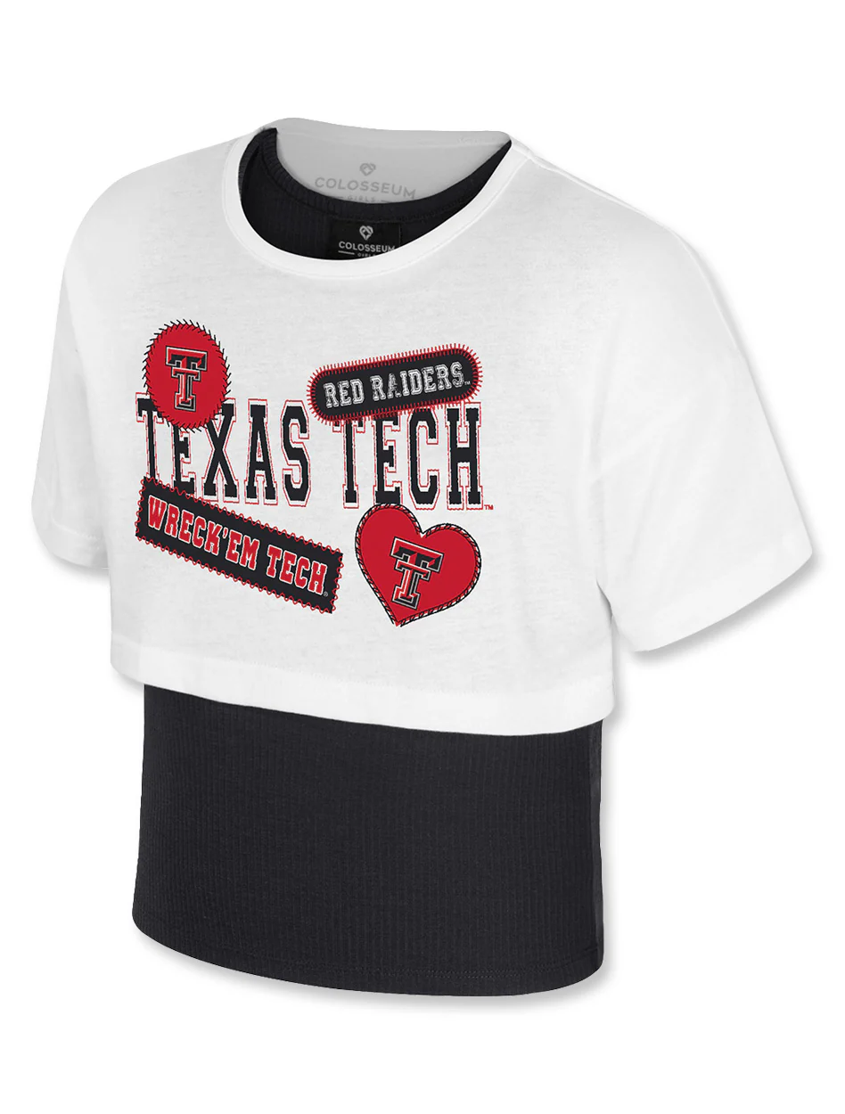 Arena Texas Tech "Gale 2Fer" Youth Girls Top