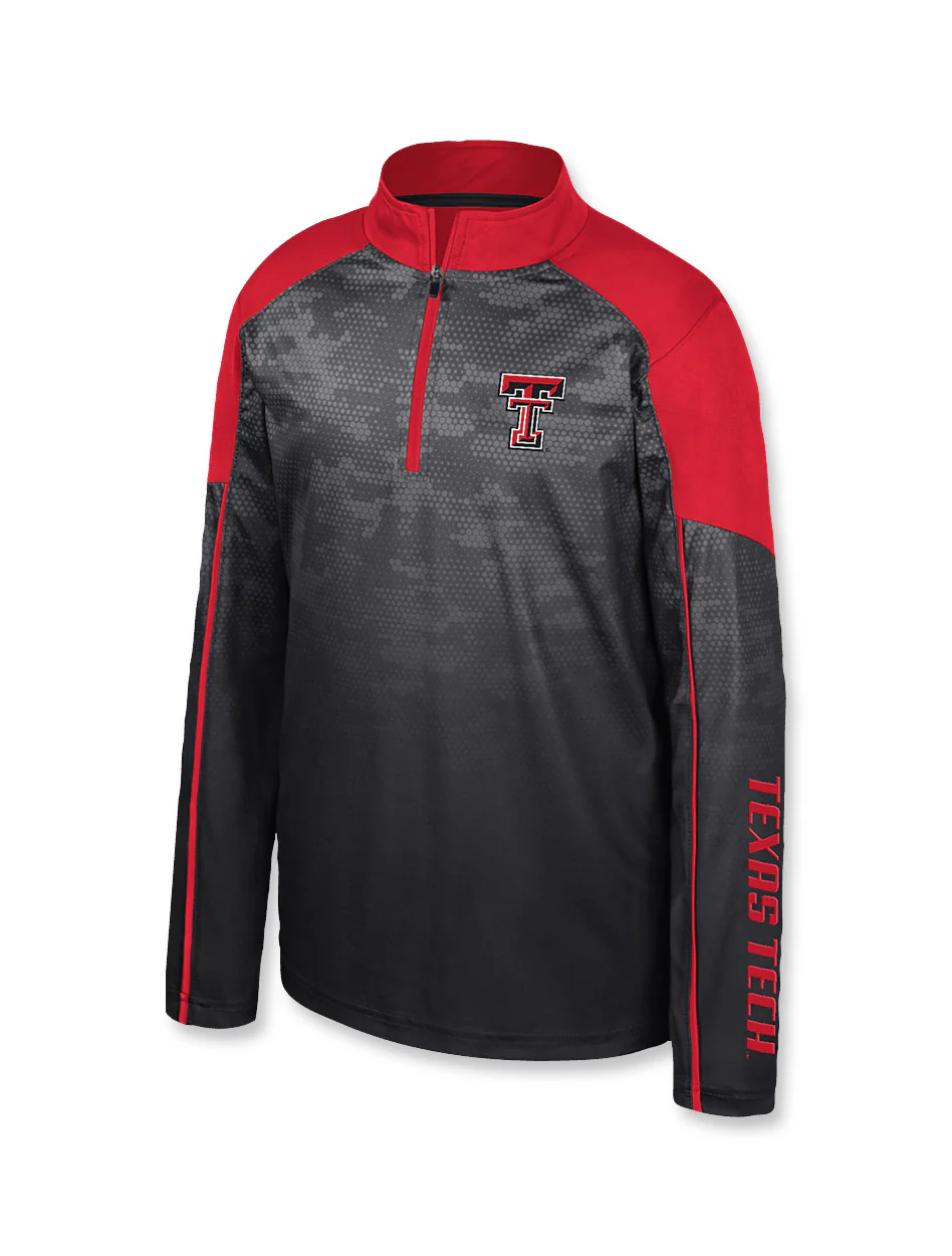 **Arena Texas Tech "High Voltage Sublimated" Youth 1/4 Zip Pullover