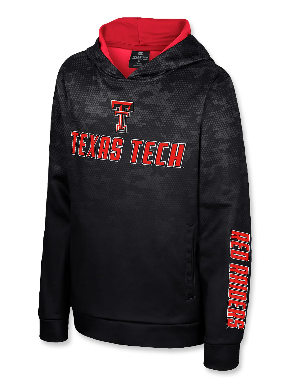 **Arena Texas Tech "High Voltage Sublimated" Youth Pullover Hoodie