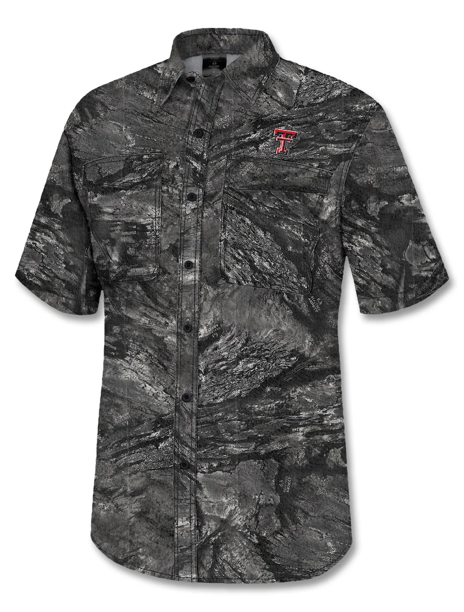 **Arena Texas Tech "Huron" Camo Fishing Shirt