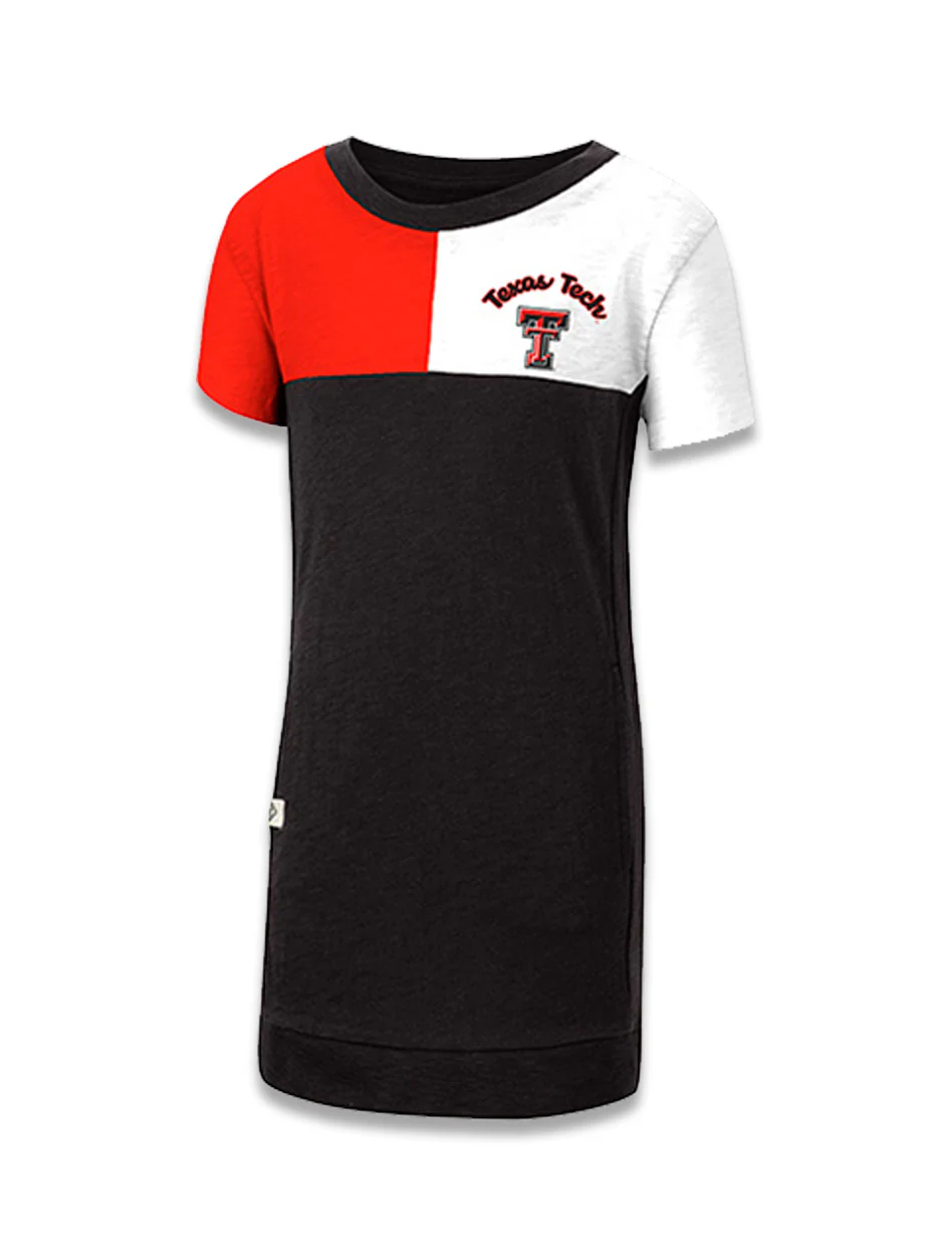 **Arena Texas Tech "Jane" TODDLER Color block T-shirt