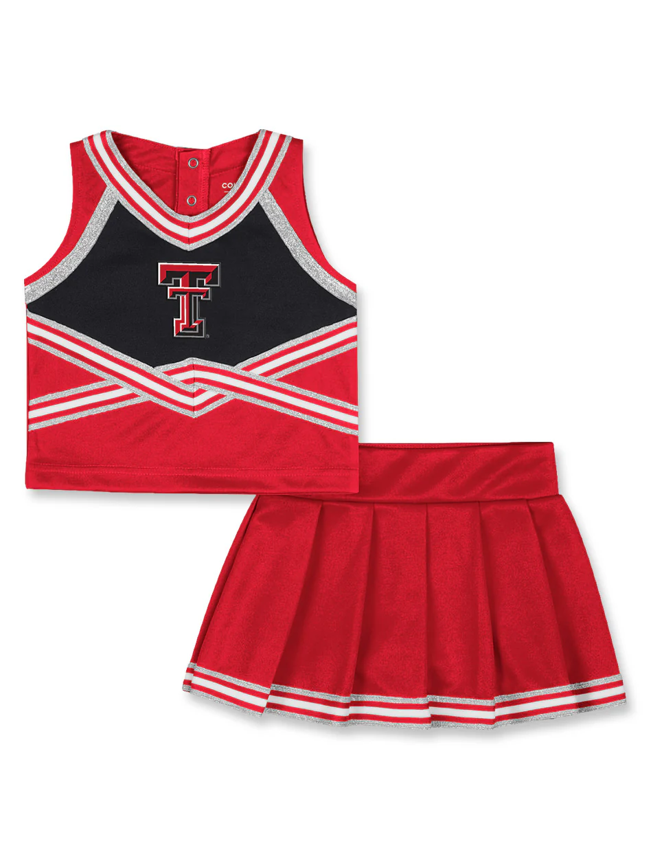 Arena Texas Tech "Lollipop Park" Toddler Cheer Set