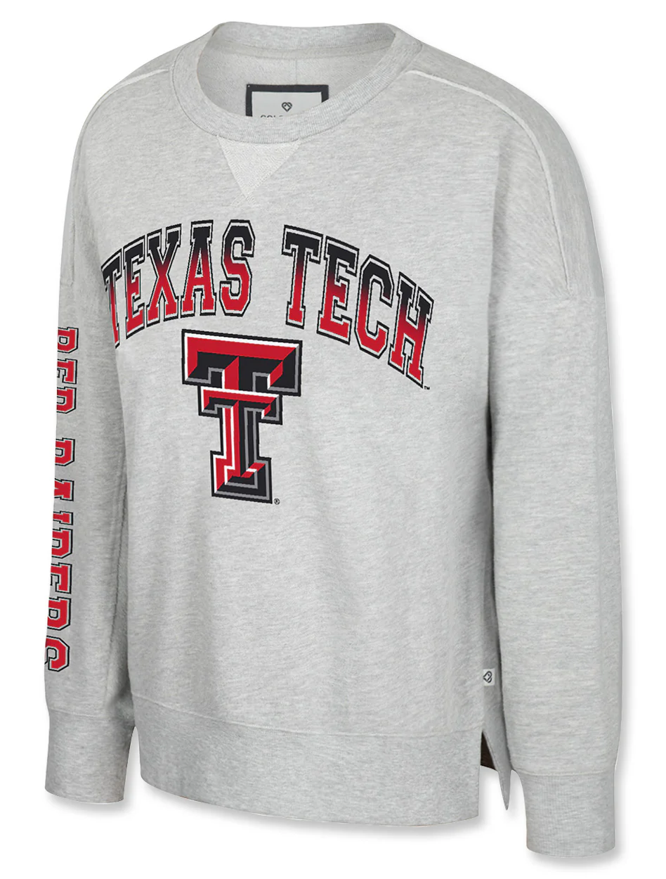 Arena Texas Tech "Popular Oversized" Women’s Crew Sweatshirt