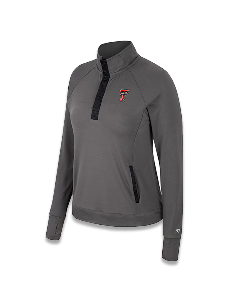 **Arena Texas Tech "Pull the Switch" Women's 1/4 Zip Snap Jacket