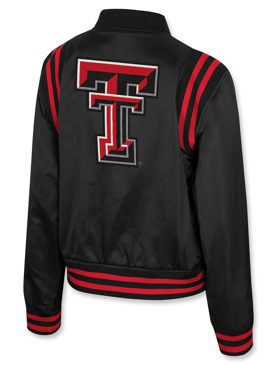 Arena Texas Tech "Wonderful Life" Women's Sateen Bomber Jacket - Image 2