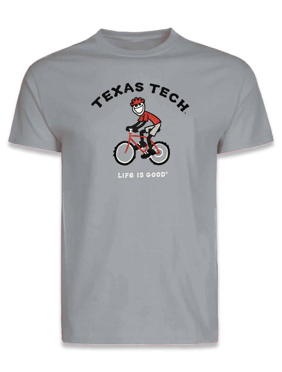 Blue 84 Texas Tech "Life Is Good" Cycling T-Shirt