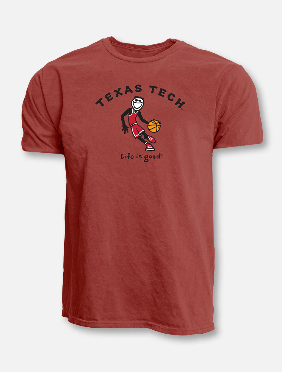 Blue 84 Texas Tech Red Raider "Life Is Good" Basketball T-Shirt