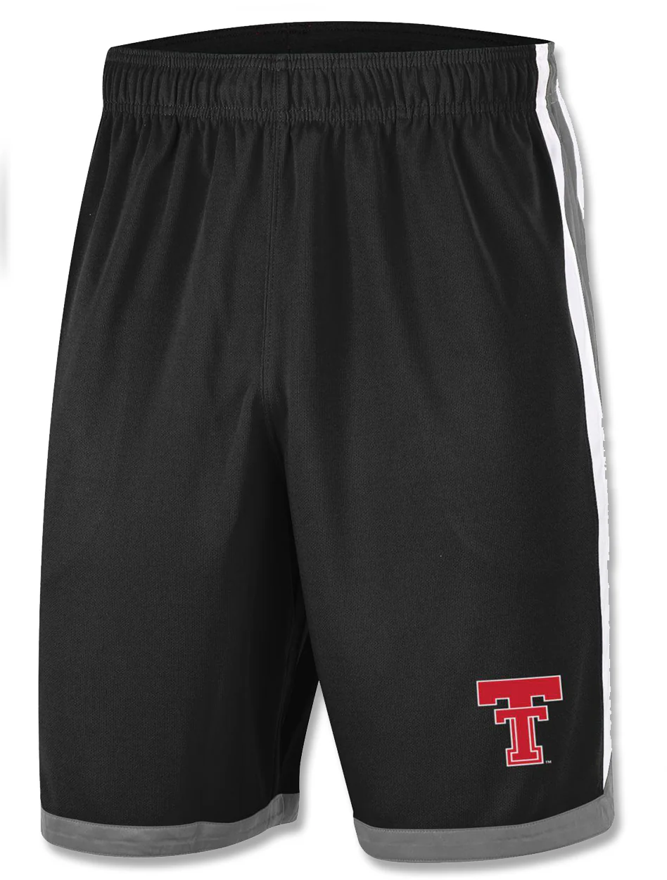 Champion Texas Tech "Stride" Stadium Color Block Shorts