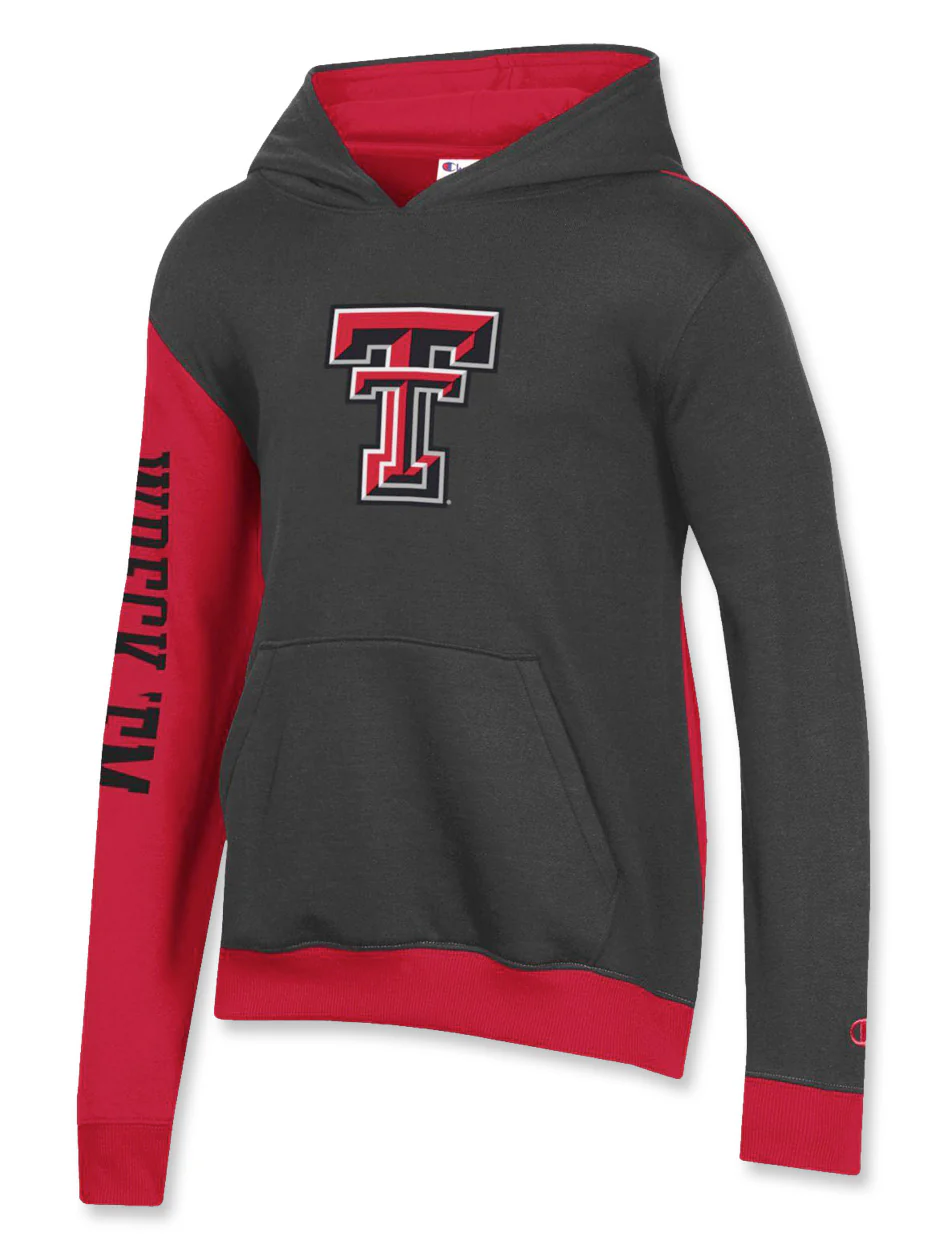 **Champion Texas Tech "Home & Away" Super Fan Youth Hood