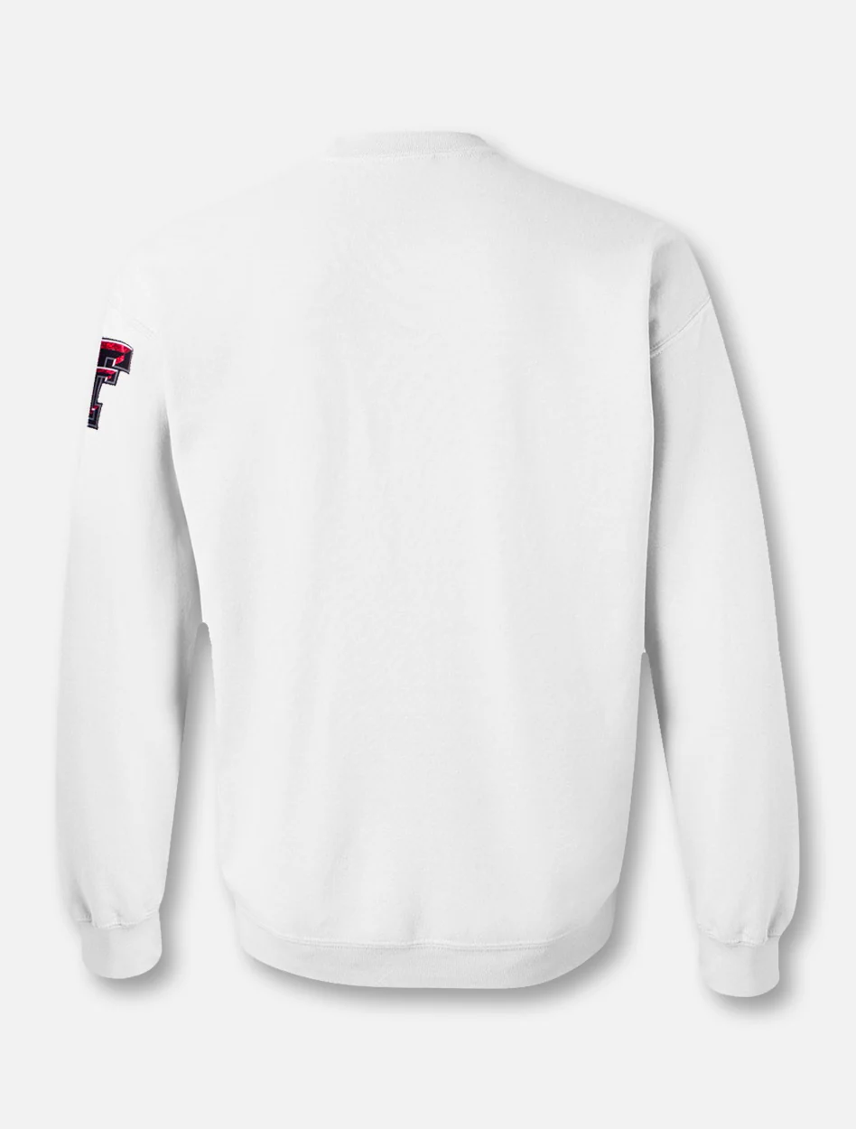 Champion Texas Tech Red Raiders "Rugged Glitter Football Font" Crew Pullover - Image 4