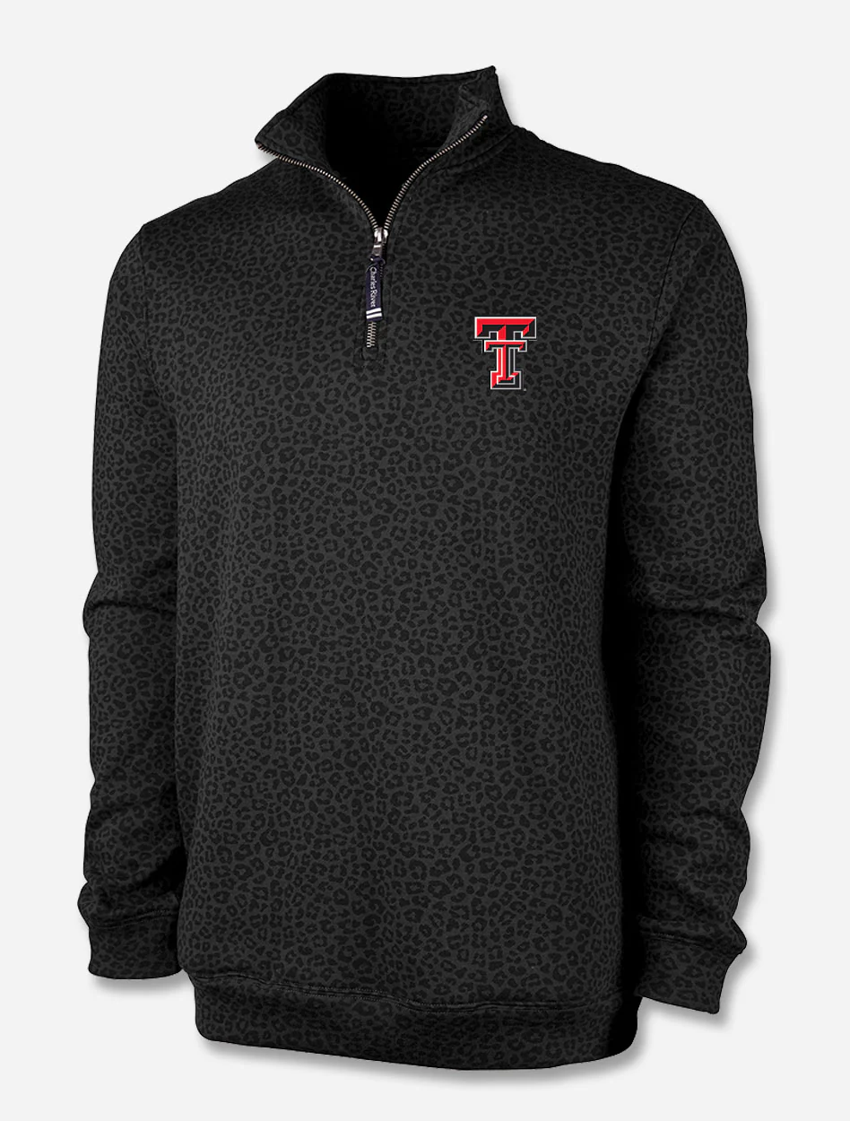 Charles River Texas Tech "Crosswind" Leopard 1/4 Zip