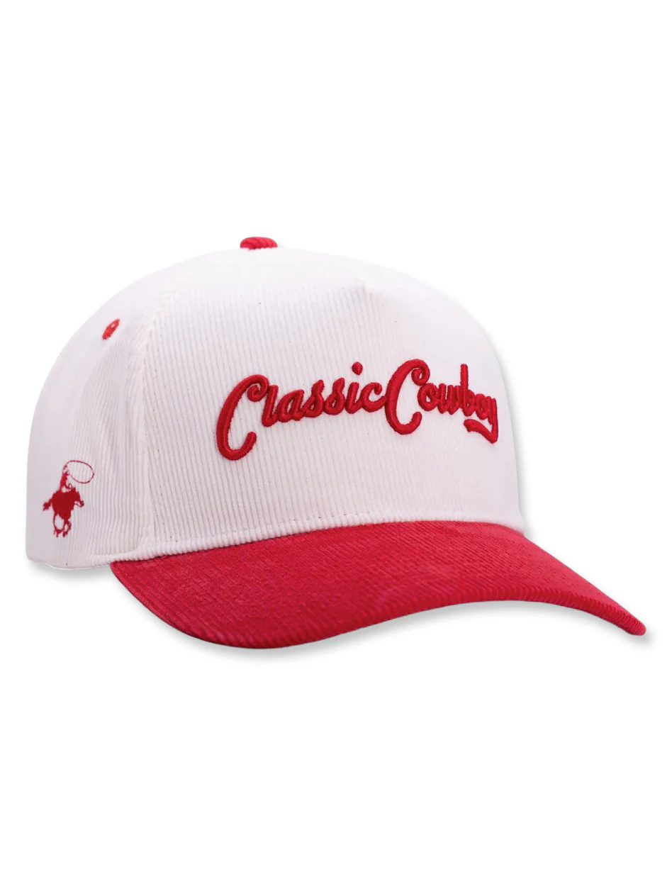 Classic Cowboy "The Cavender" 2 Tone Corduroy Snapback Hat