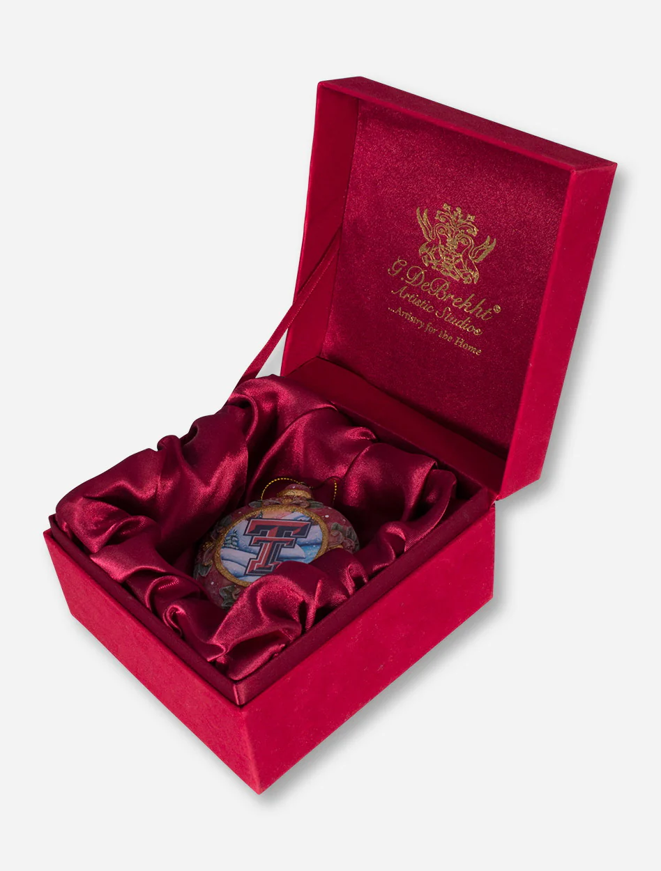 Classic Snow Cap Ceramic Ornament - Image 3