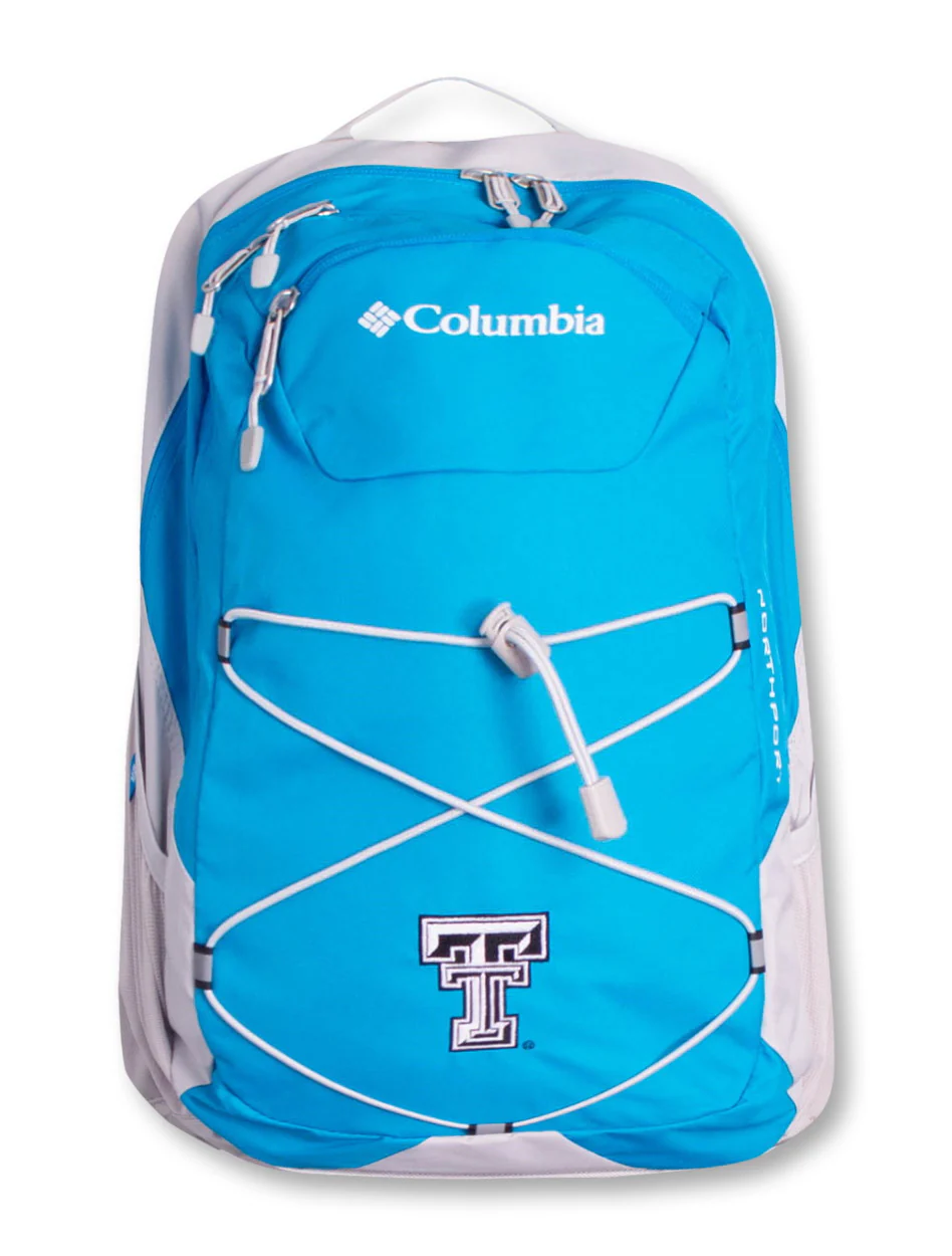 Columbia Texas Tech "Northport" Black and White Double T Backpack - Image 5