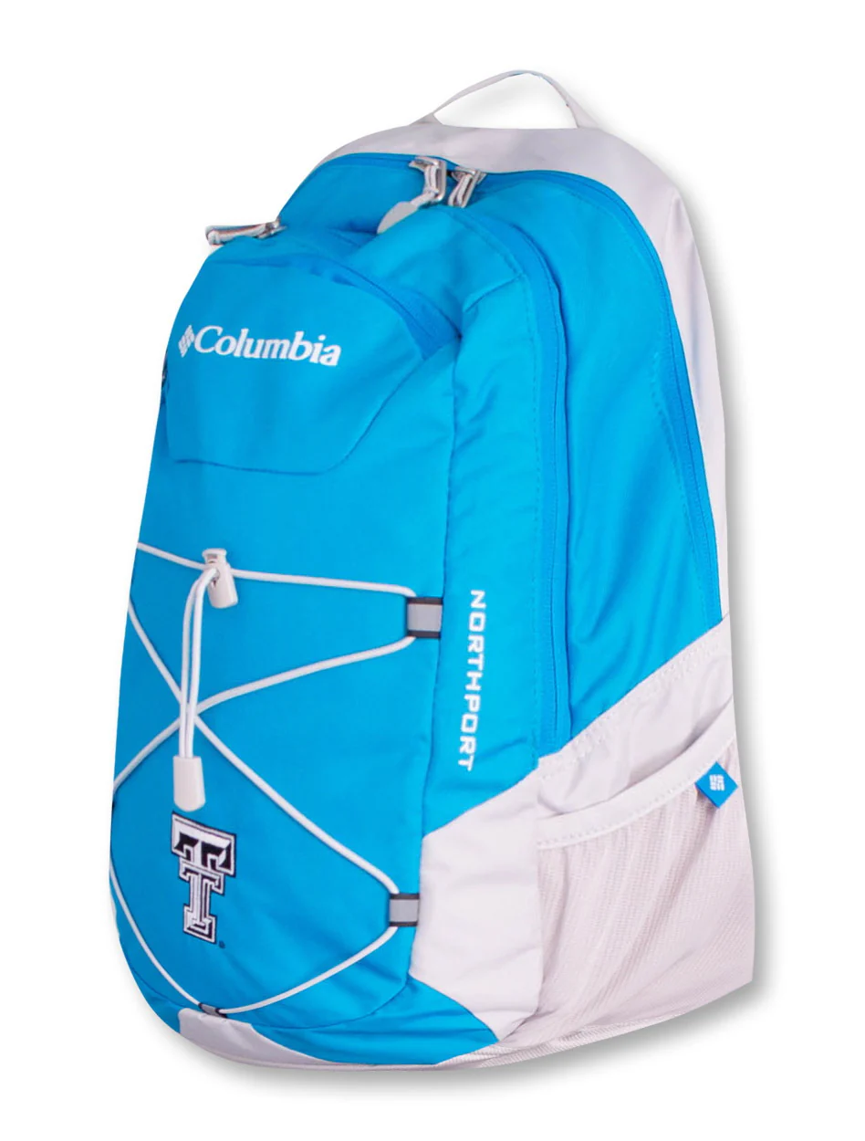 Columbia Texas Tech "Northport" Black and White Double T Backpack - Image 6