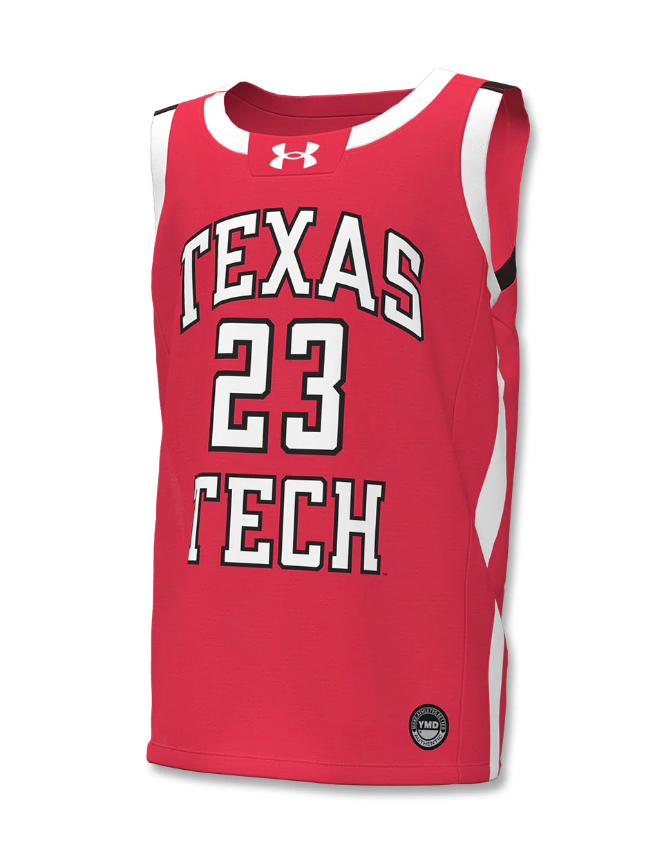 **Under Armour Texas Tech YOUTH 2023 "BKB #23" Basketball Jersey