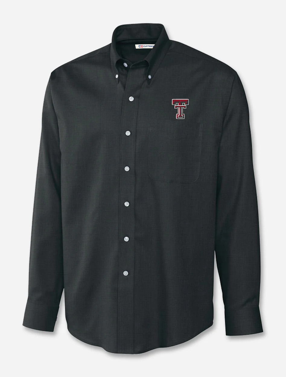 Cutter & Buck Texas Tech "Epic Easy Care Nailshead" Long Sleeve Button Down