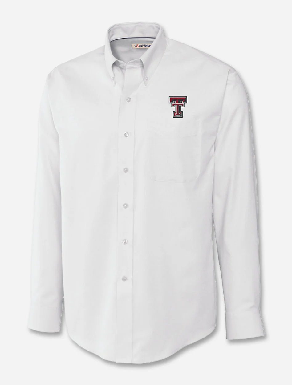 Cutter & Buck Texas Tech "Epic Easy Care Nailshead" Long Sleeve Button Down - Image 2