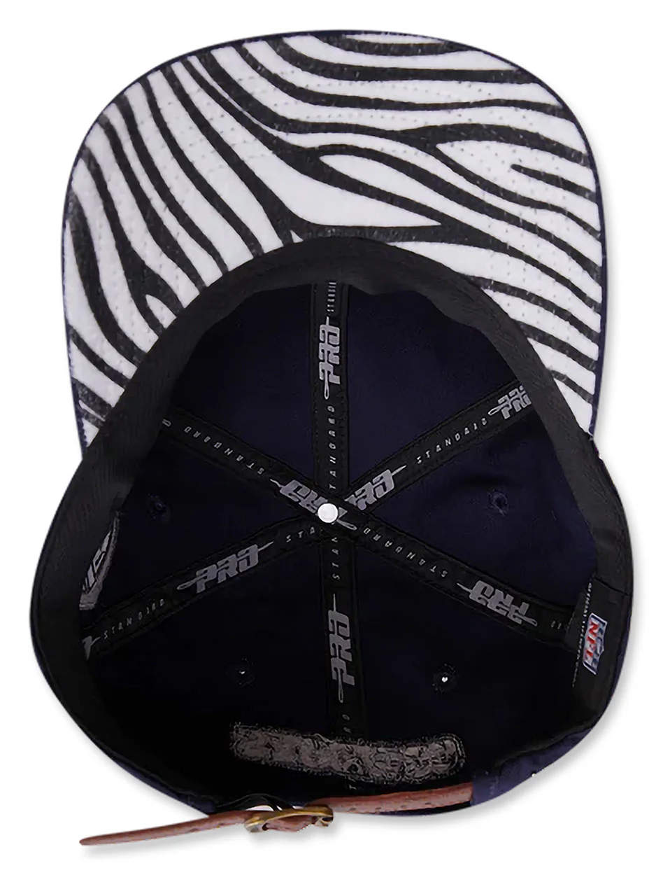 Dallas Cowboys "Animal Print Dad Hat" WOMEN'S Adjustable Cap w/ Leather Adjuster - Image 2