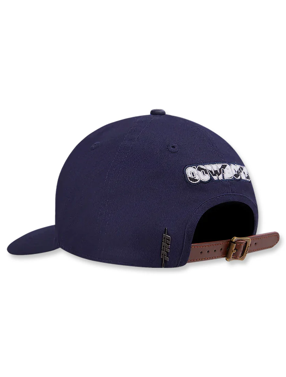 Dallas Cowboys "Animal Print Dad Hat" WOMEN'S Adjustable Cap w/ Leather Adjuster - Image 5