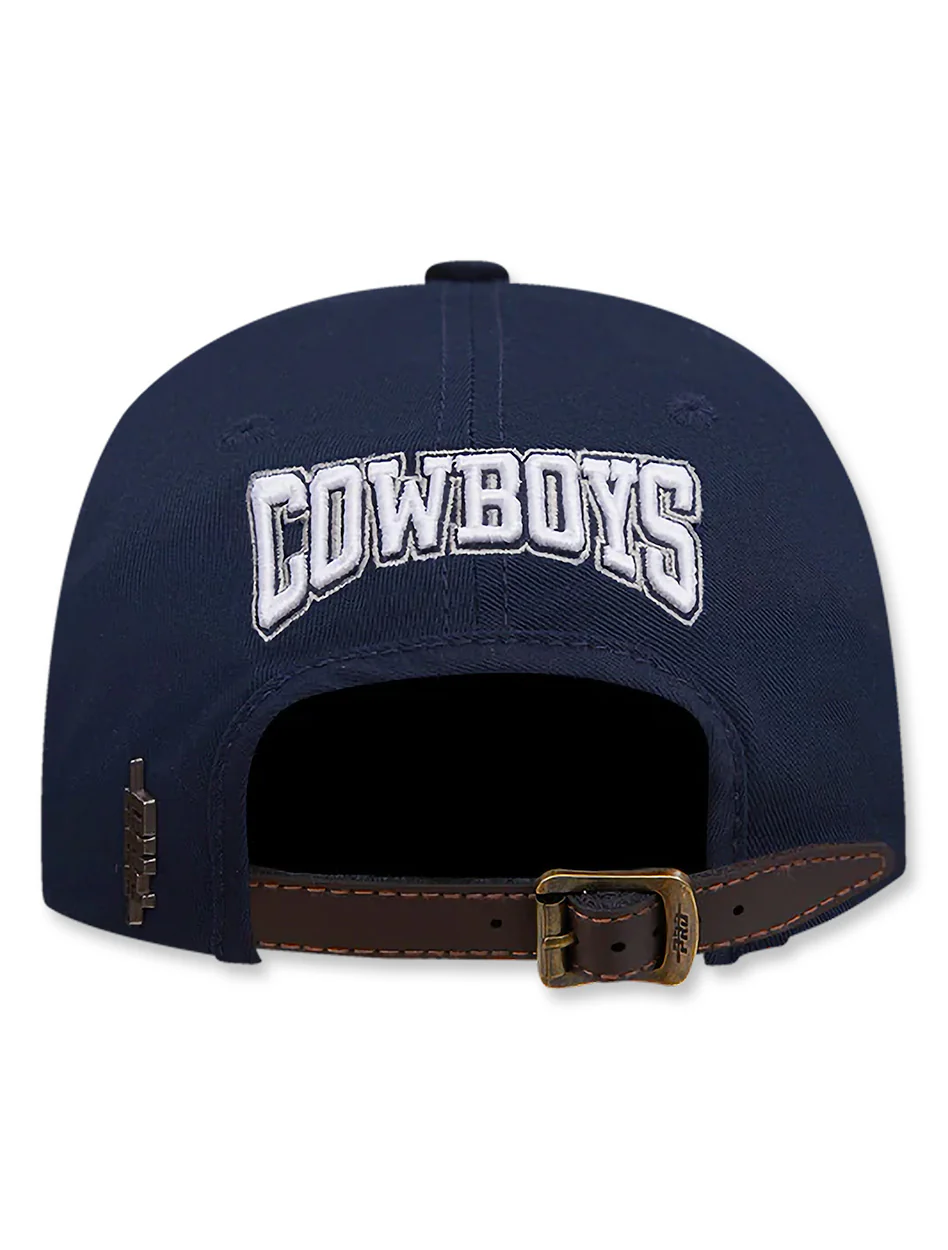 Dallas Cowboys "Crest Emblem" Dad Adjustable Cap w/ Leather Adjuster - Image 2