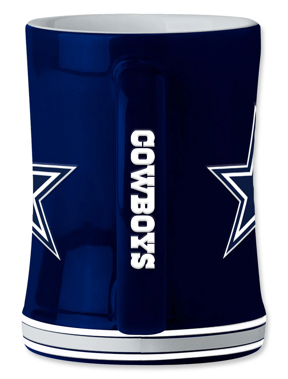 Dallas Cowboys "Relief" Curved Coffee Mug - Image 2