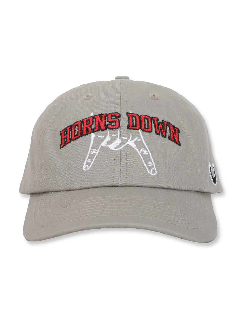 Dark Horse "Horns Down" Adjustable Grey Cap - Image 2