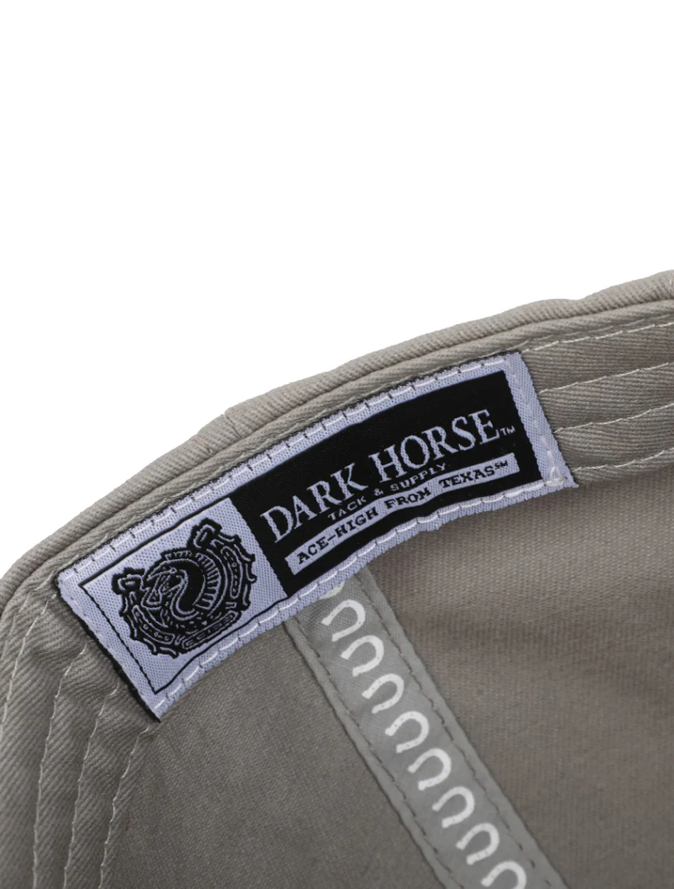 Dark Horse "Horns Down" Adjustable Grey Cap - Image 5