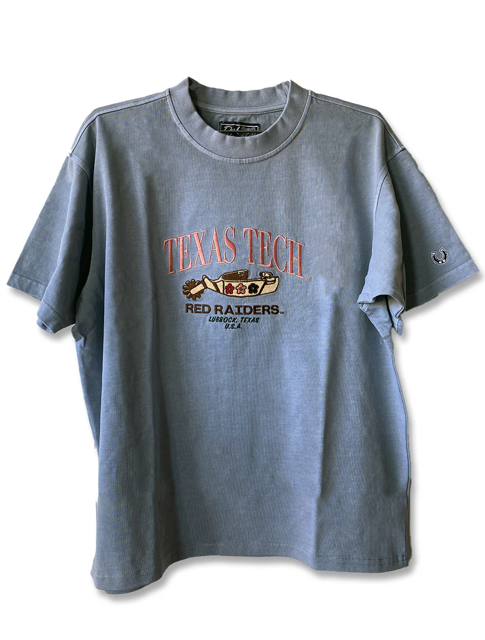 Dark Horse Texas Tech "Spur" Heavyweight Washed T-shirt