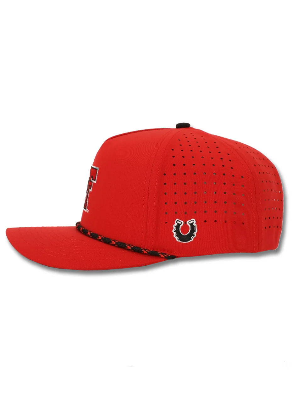 Dark Horse Throwback "Rearing Rider" Red Sport Snapback Cap - Image 2