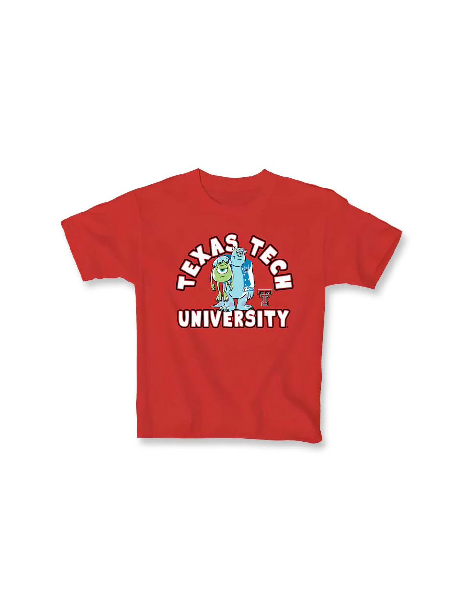 Disney x Red Raider Outfitter Texas Tech Monsters Inc. "Palm Pilot" YOUTH T-Shirt