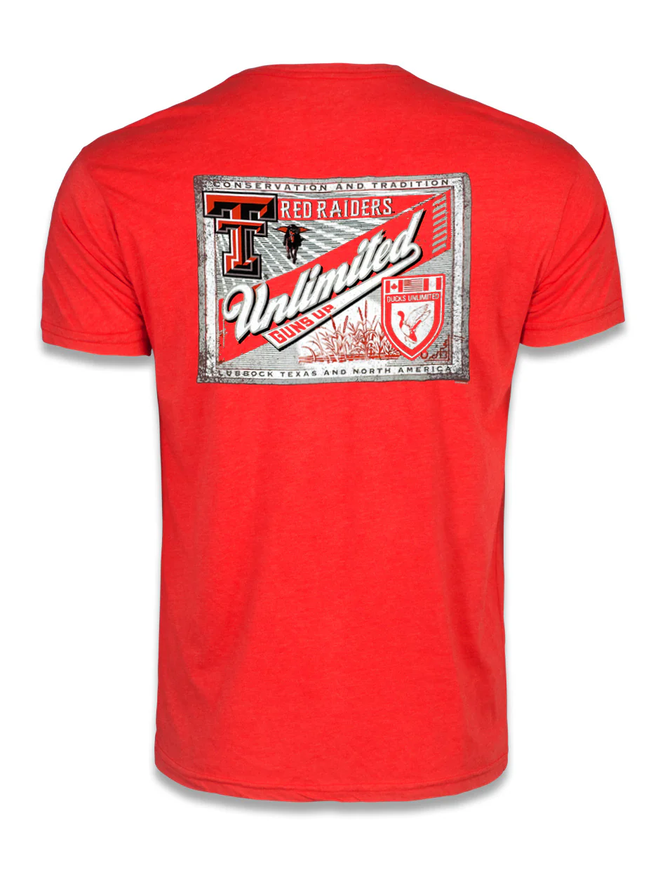 **Ducks Unlimited Texas Tech "In the Cattails " Short Sleeve T-shirt