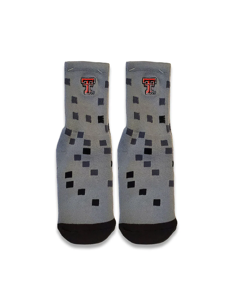 FBF Texas Tech Double T "Digi" YOUTH Crew Sock