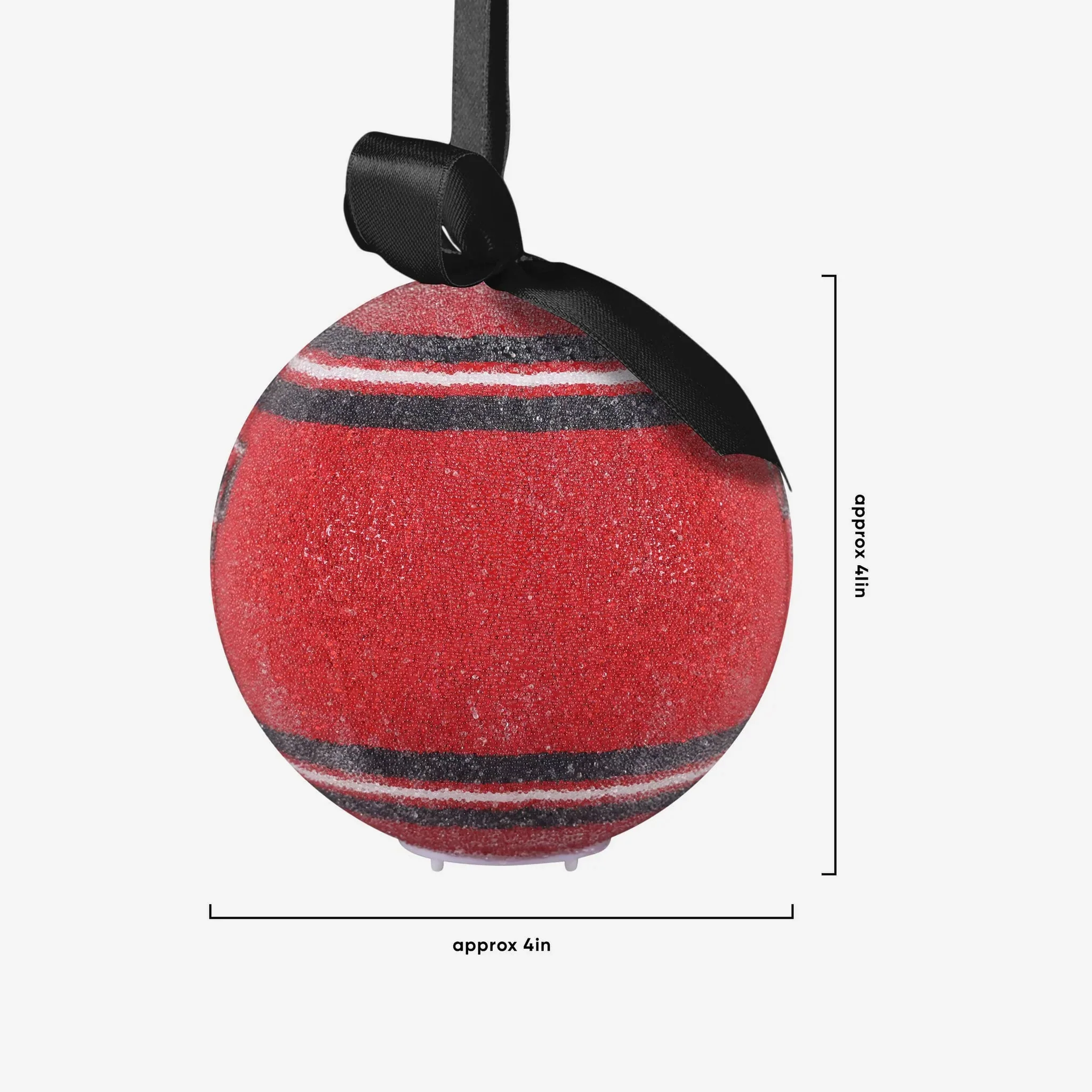 FOCO Texas Tech "LED Light Up Ball" Shatter Proof Ornament - Image 2