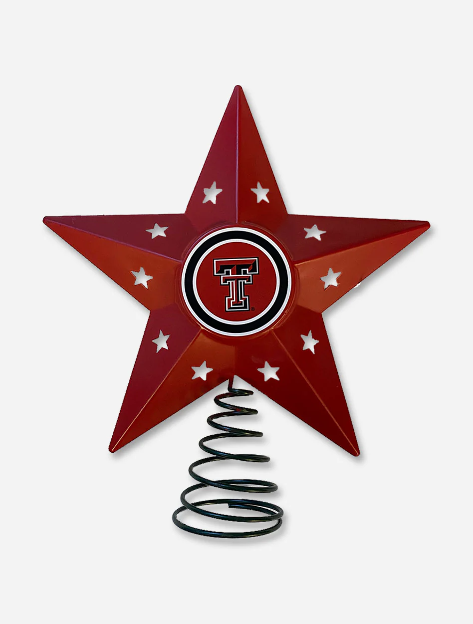 FOCO Texas Tech "Metal Star" Tree Topper