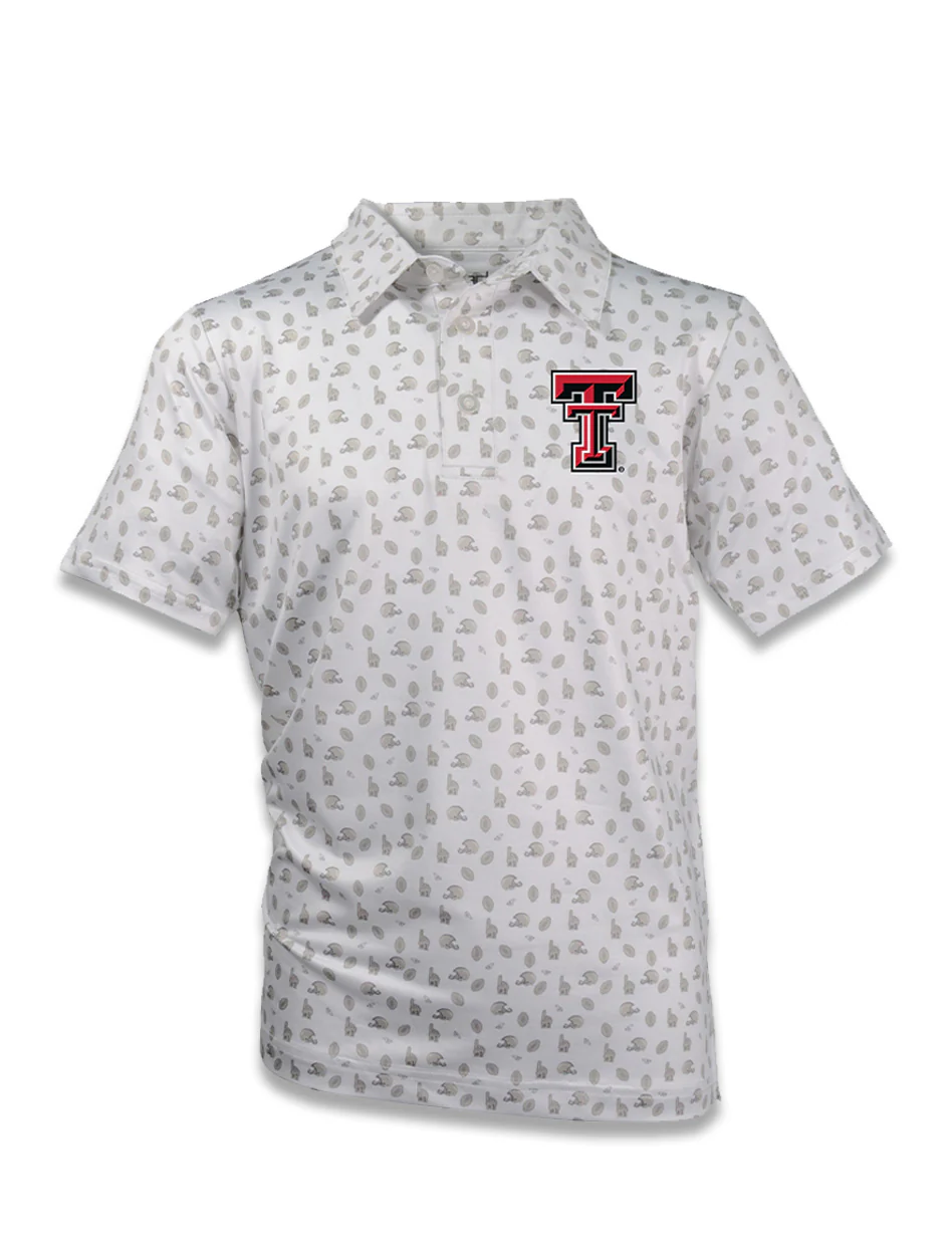 Garb DoubleT "Peyton" Game Day All Over Print YOUTH Polo