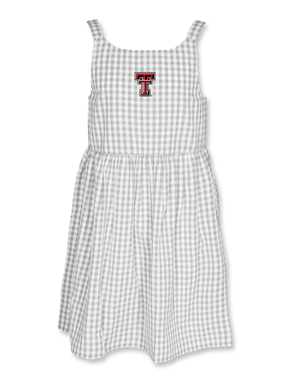 **Garb Texas Tech Double T "Constance" Youth Gingham Dress