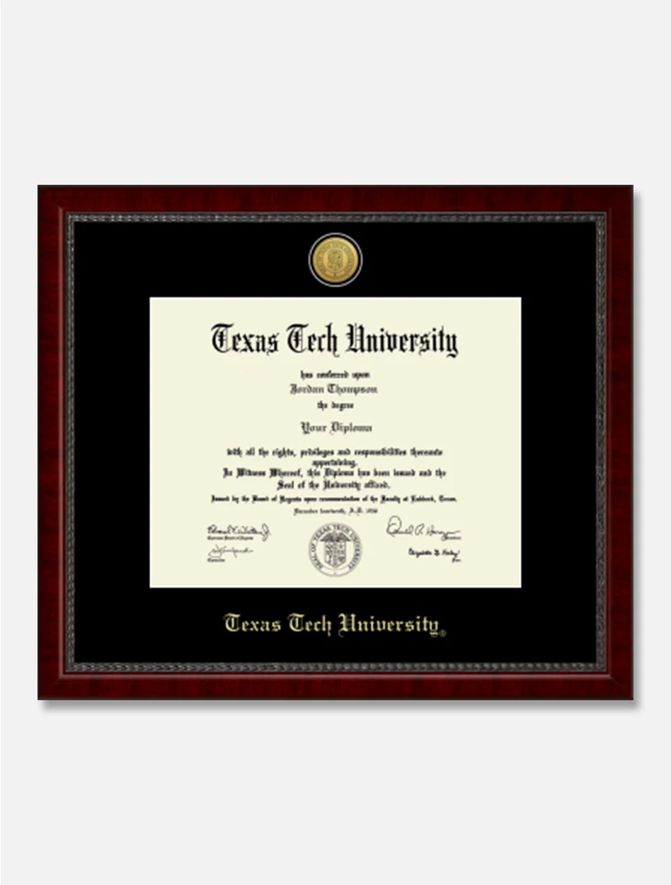 Gold Engraved Signature Diploma Frame C9
