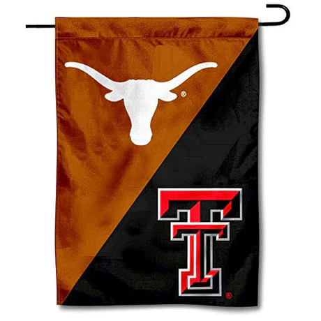 House Divided Texas Tech/ UT Garden Flag
