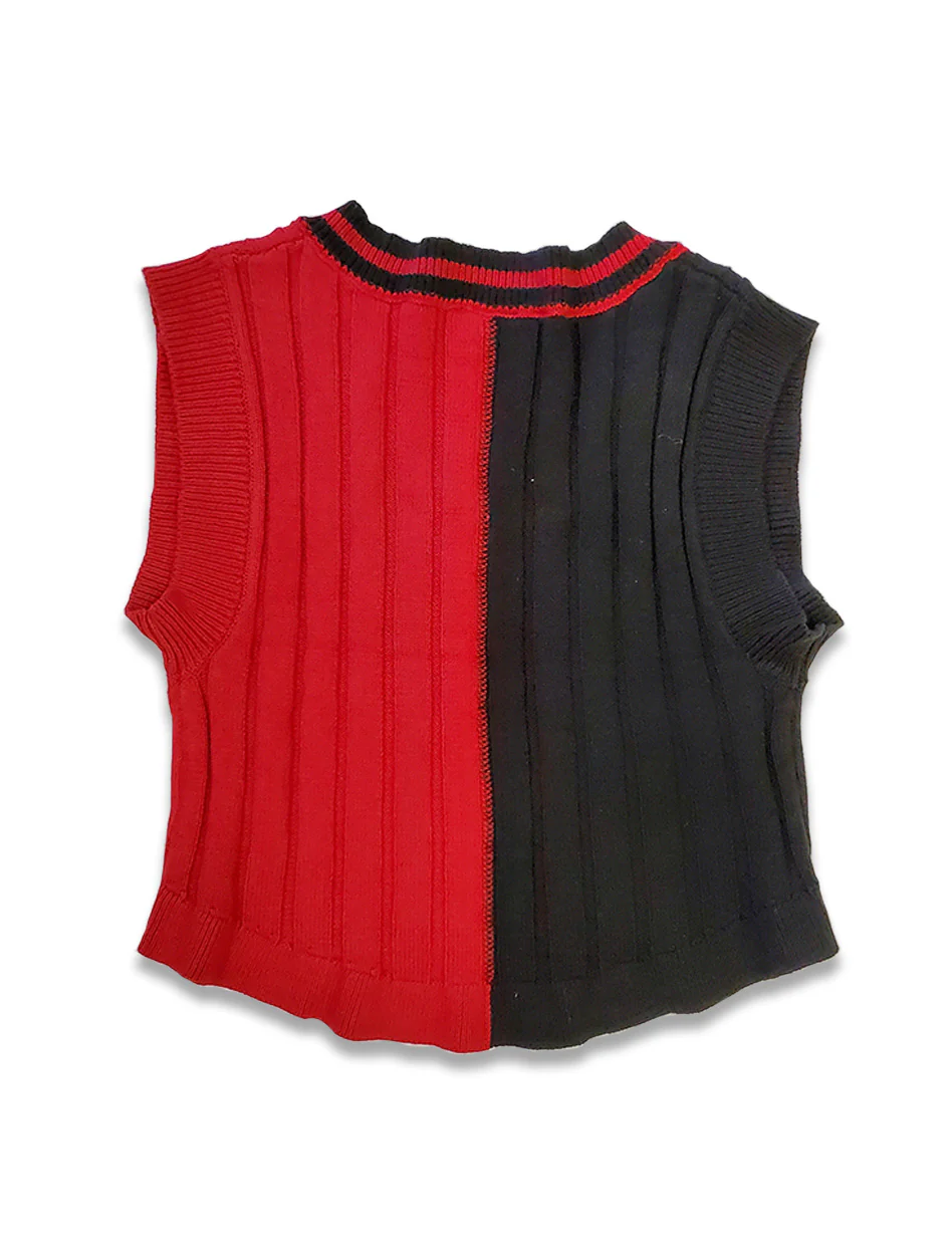 *Texas Tech Hype & Vice "Chloe" Cropped Sweater Vest - Image 2