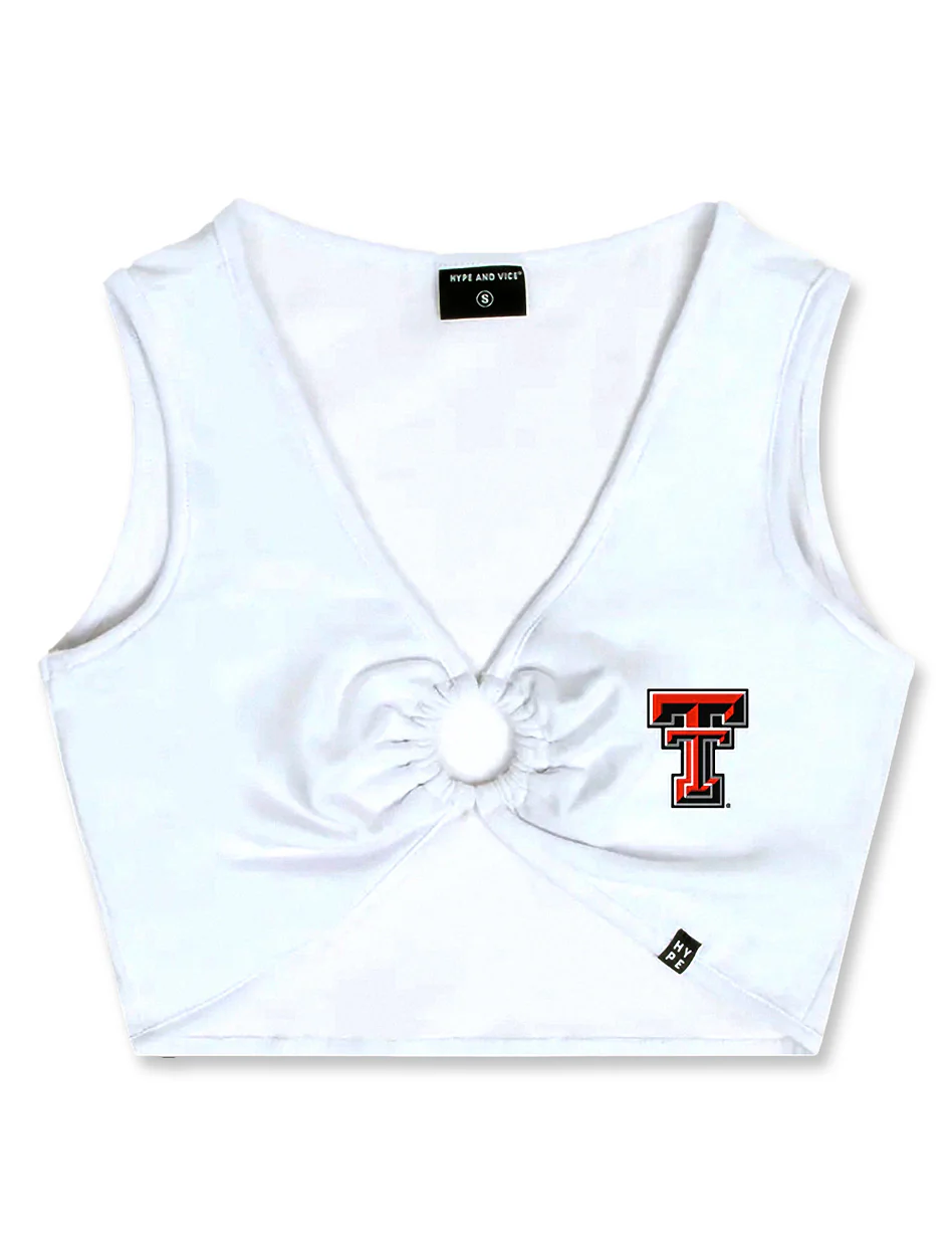 **Hype & Vice Texas Tech Double T Ring It Top - Image 5
