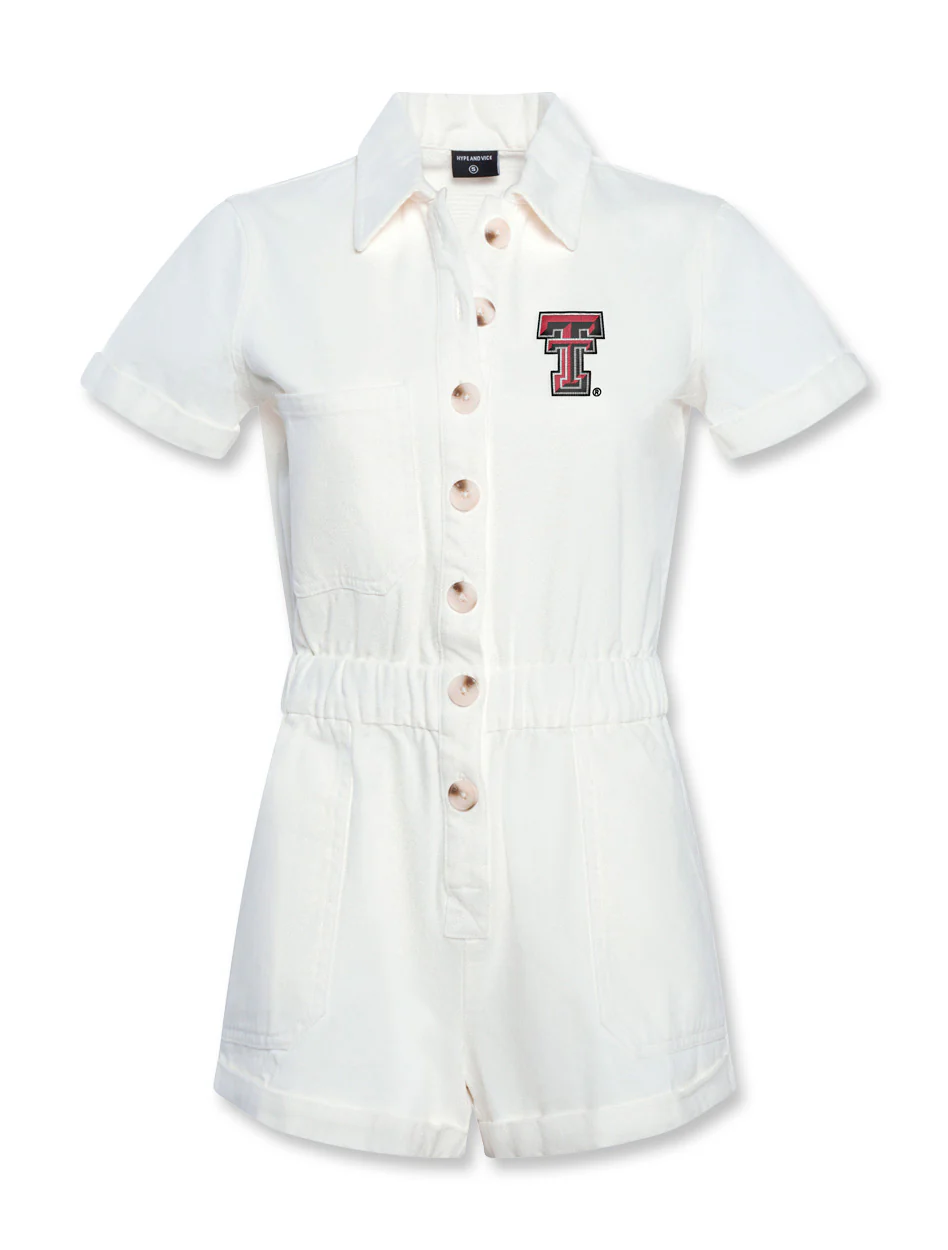 Texas Tech Hype & Vice Denim Romper
