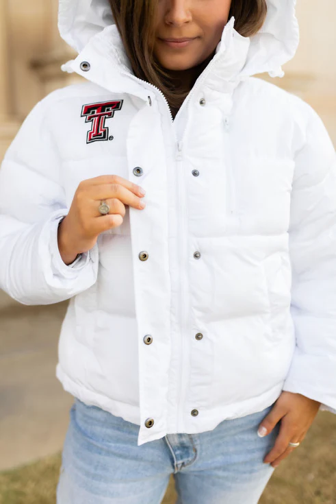 **Hype & Vice Texas Tech Puffer Jacket - Image 2